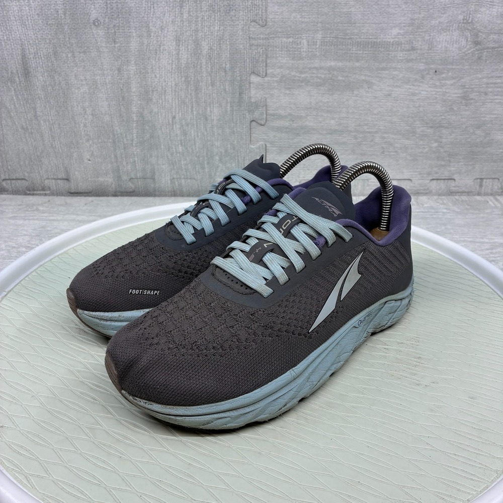 Altra Torin 4.5 Plush Running Shoes Women's 7 Gray Blue Mesh AL0A4VR2221